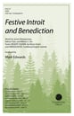 Festive Introit and Benediction SATB choral sheet music cover